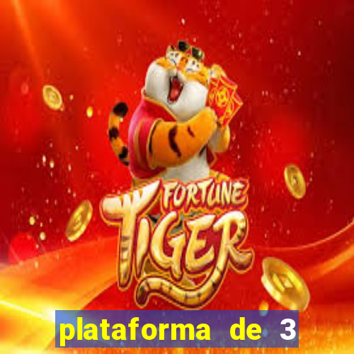 plataforma de 3 reais jogo